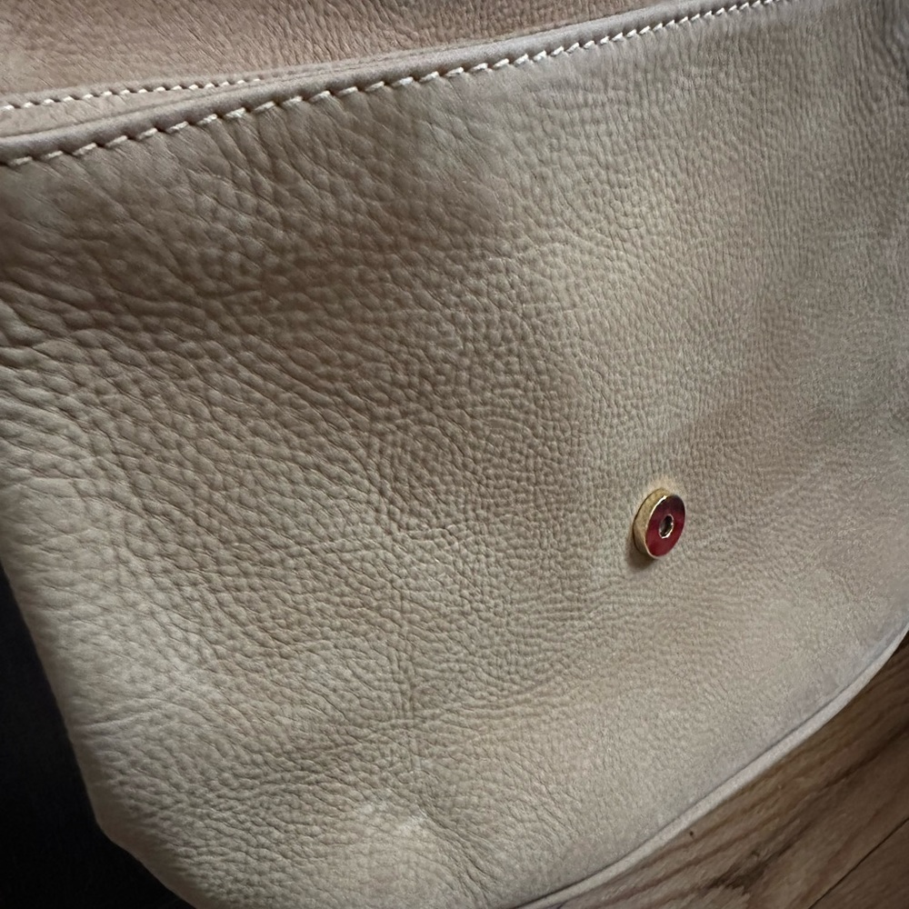 Vintage Coach Suede Leather Crossbody Bag - Picture 14 of 16